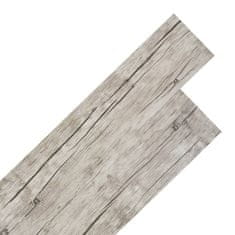 Vidaxl Samolepilne PVC talne plošče 5,21 m2 2 mm sprane orehove barve