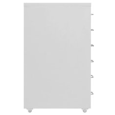 Vidaxl Premična arhivska omara siva 28x41x69 cm kovinska