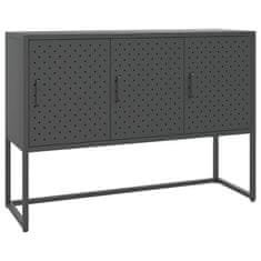 Vidaxl Komoda antracitna 105x35x75 cm jeklo