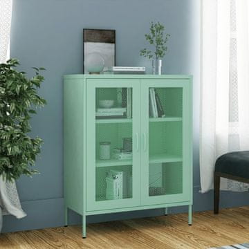 Vidaxl vidaXL Omarica meta 80x35x101,5 cm jeklo