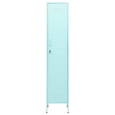 Vidaxl Omara s ključavnico mint zelena 35x46x180 cm jeklo