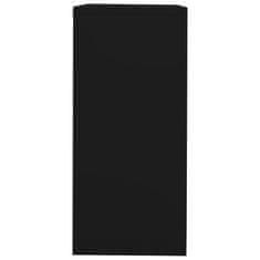 shumee Arhivska omarica črna 90x46x103 cm jeklo
