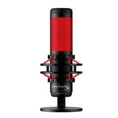HyperX Quadcast, igralni mikrofon, črna/rdeča