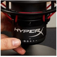 HyperX Quadcast, igralni mikrofon, črna/rdeča