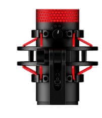 HyperX Quadcast, igralni mikrofon, črna/rdeča