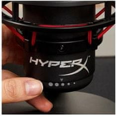 HyperX Quadcast, igralni mikrofon, črna/rdeča