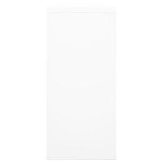 Vidaxl Omara z drsnimi vrati bela 90x40x90 cm jeklo