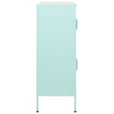 Vidaxl Omara za shranjevanje mint zelena 80x35x101,5 cm jeklo