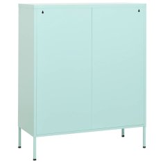 Vidaxl Omara za shranjevanje mint zelena 80x35x101,5 cm jeklo