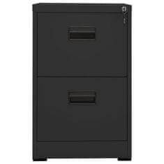 Vidaxl Arhivska omarica antracitna 46x62x72,5 cm jeklo
