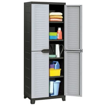 Vidaxl vidaXL Plastična omarica, 65x45x181 cm