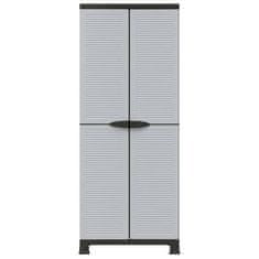 Vidaxl Plastična omarica 68x39x171,5 cm
