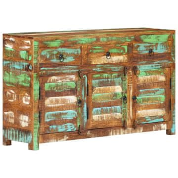 Vidaxl Komoda 110x30x65 cm trden predelan les