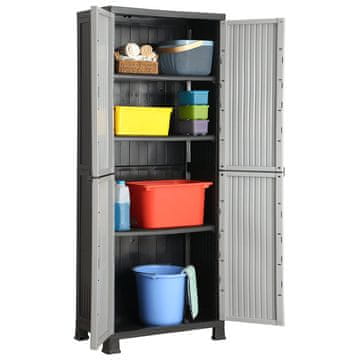 Vidaxl vidaXL Plastična omarica, 68 x 39 x 171,5 cm