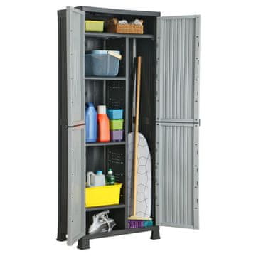Vidaxl vidaXL Plastična omarica, 68 x 39 x 171,5 cm