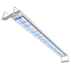 shumee LED Svetilka za Akvarij 120 - 130 cm Aluminij IP67