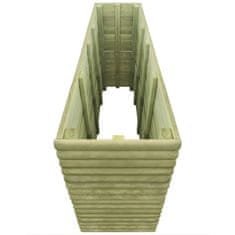 Vidaxl Visoka greda 150x56x96 cm impregnirana borovina 19 mm