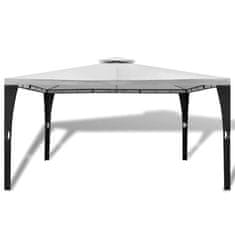 Vidaxl Paviljon s streho 3x4 m kremno bel
