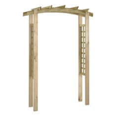 Vidaxl Vrtni obok 150x50x220 cm lesen