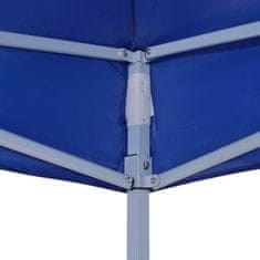 Greatstore Zložljivi šotor 3 x 3 m modre barve