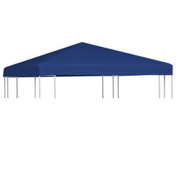 Vidaxl Streha za paviljon 310 g/m² 3x3 m modra