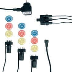Vidaxl Podvodna svetilka za ribnik MiniBright 3x8 LED 1354019
