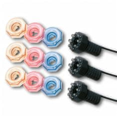 Vidaxl Podvodna svetilka za ribnik MiniBright 3x8 LED 1354019