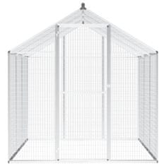 Vidaxl Zunanja ptičja kletka aluminij 183x178x194 cm