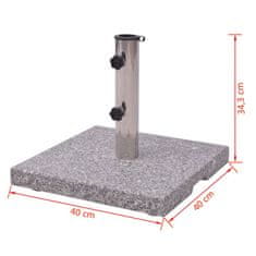 Vidaxl Granitni podstavek za senčnik / dežnik s težo 20 kg