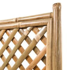 Greatstore Visoka greda z mrežo iz bambusa 70 cm