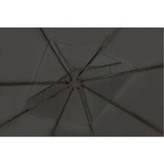 Vidaxl Paviljon s streho 3x3 m temno siv