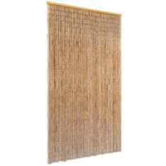 Greatstore Komarnik za vrata iz bambusa 100x200 cm