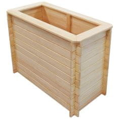 Vidaxl Visoka greda 100x50x80 cm borovina 19 mm