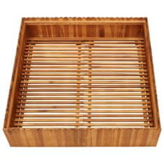 Vidaxl Visoka greda 100x100x25 cm trden akacijev les