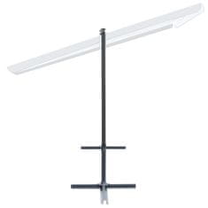 Vidaxl Paviljon z nagibno drsno streho 350x253x196 cm krem