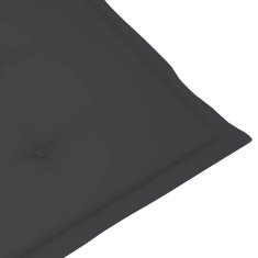 Vidaxl Blazine za vrtne stole 4 kosi antracitne 100x50x4 cm