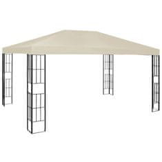 Vidaxl Paviljon 3x4 m krem