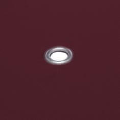 Vidaxl Streha za paviljon 310 g/m2 3x3 m bordo