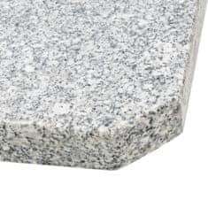 Greatstore Utežna plošča za senčnik iz granita 25 kg kvadratna siva