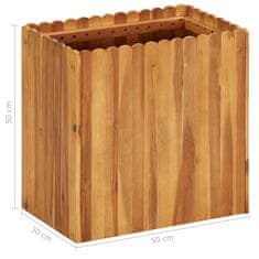 Greatstore Visoka greda 50x30x50 cm trden akacijev les