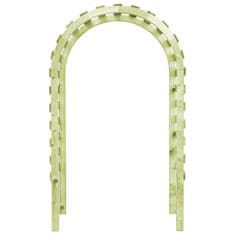 Vidaxl Vrtna pergola 130x60x230 cm impregnirana borovina