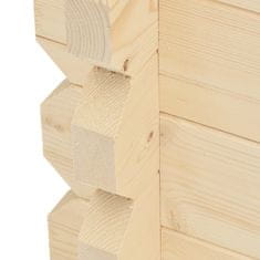 Vidaxl Visoka greda 42 mm 100x50x87,8 cm trden smrekov les