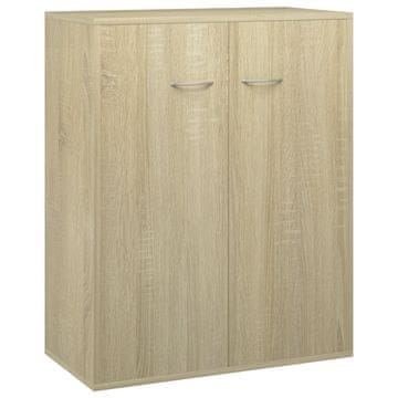 Vidaxl Komoda sonoma hrast 60x30x75 cm iverna plošča