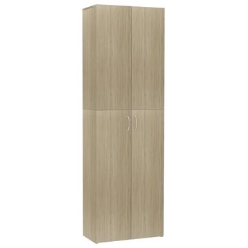 Vidaxl Pisarniška omara sonoma hrast 60x32x190 cm iverna plošča
