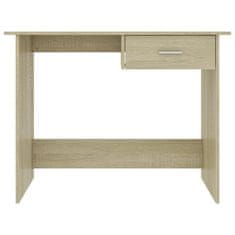 Vidaxl Pisalna miza sonoma hrast 100x50x76 cm iverna plošča