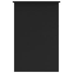 shumee Pisalna miza črna 100x50x76 cm iverna plošča