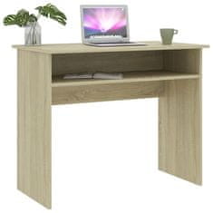 Vidaxl Pisalna miza sonoma hrast 90x50x74 cm iverna plošča