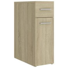Vidaxl Lekarniška omara sonoma hrast 20x45,5x60 cm iverna plošča