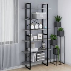 Vidaxl Visoka omara betonsko siva 100x30x210 cm iverna plošča