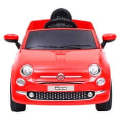 Vidaxl Otroški električni avtomobil Fiat 500 rdeč